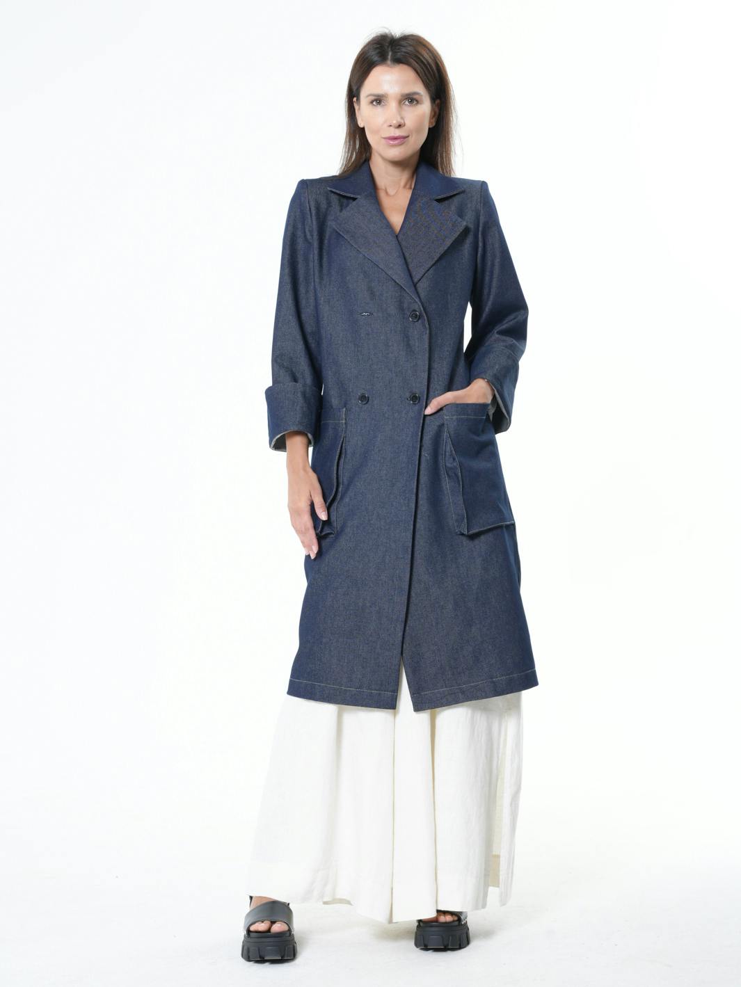 Long Denim Blazer, a product by METAMORPHOZA