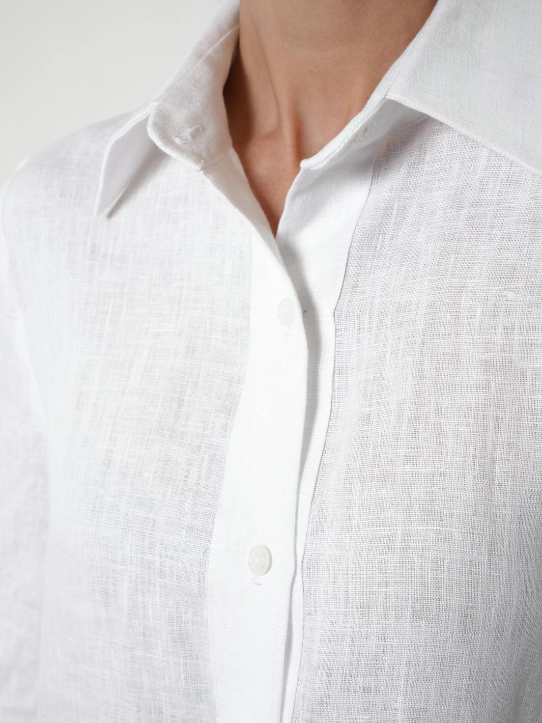 Thumbnail preview #11 for  Asymmetric Linen Shirt