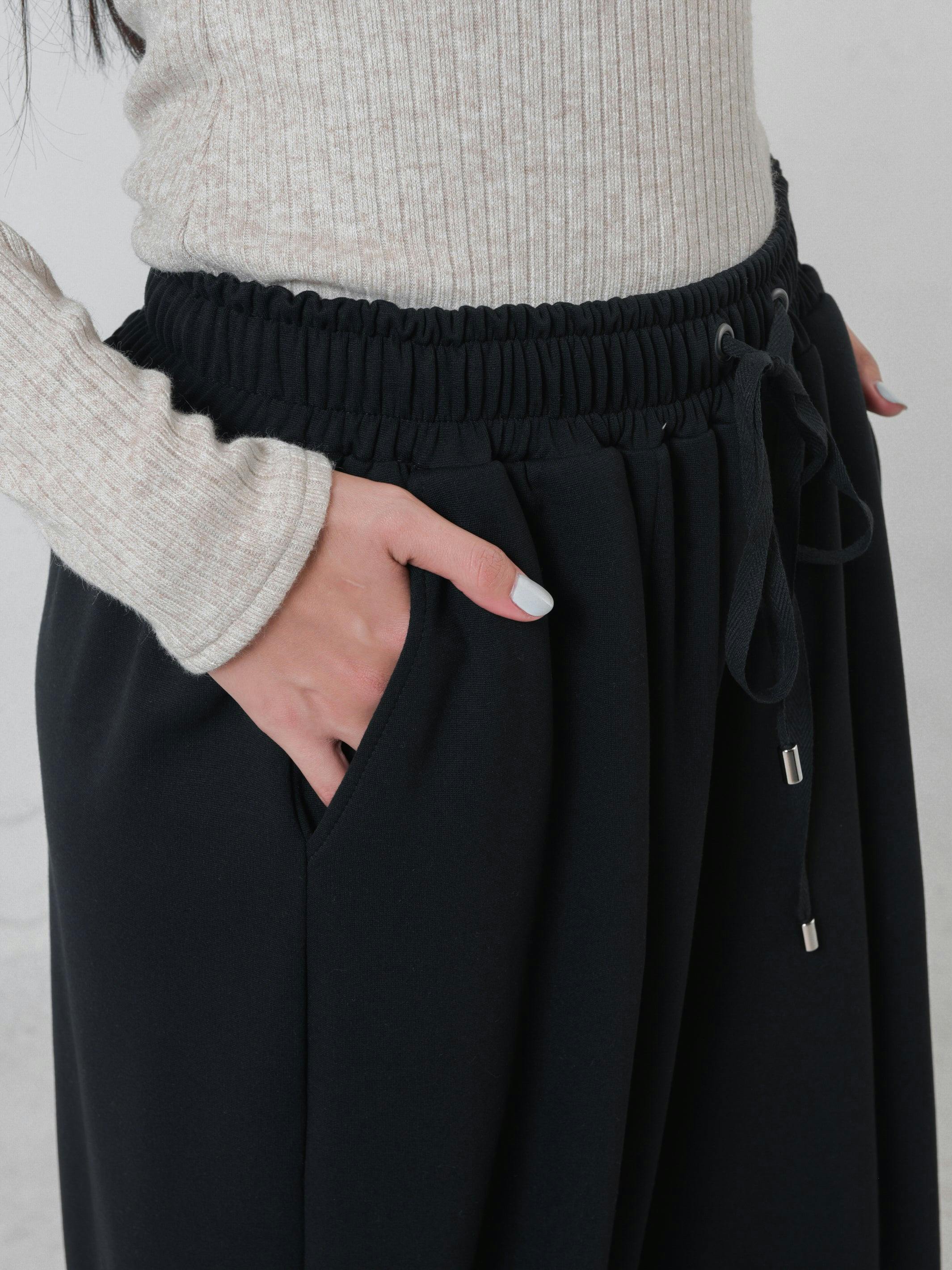 Thumbnail preview #9 for Loose Pants With Zipper Accents 