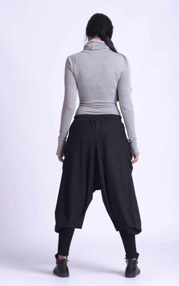 Thumbnail preview #6 for Drop Crotch Pants With Front Pockets