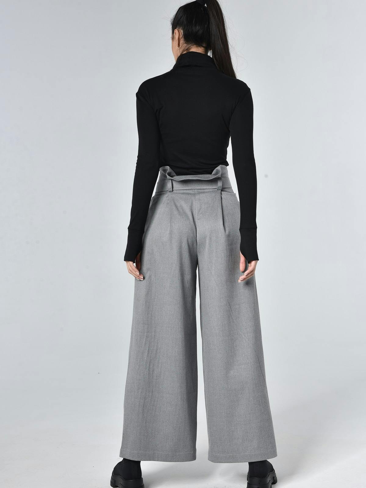 Thumbnail preview #3 for High Waisted Belted Pants