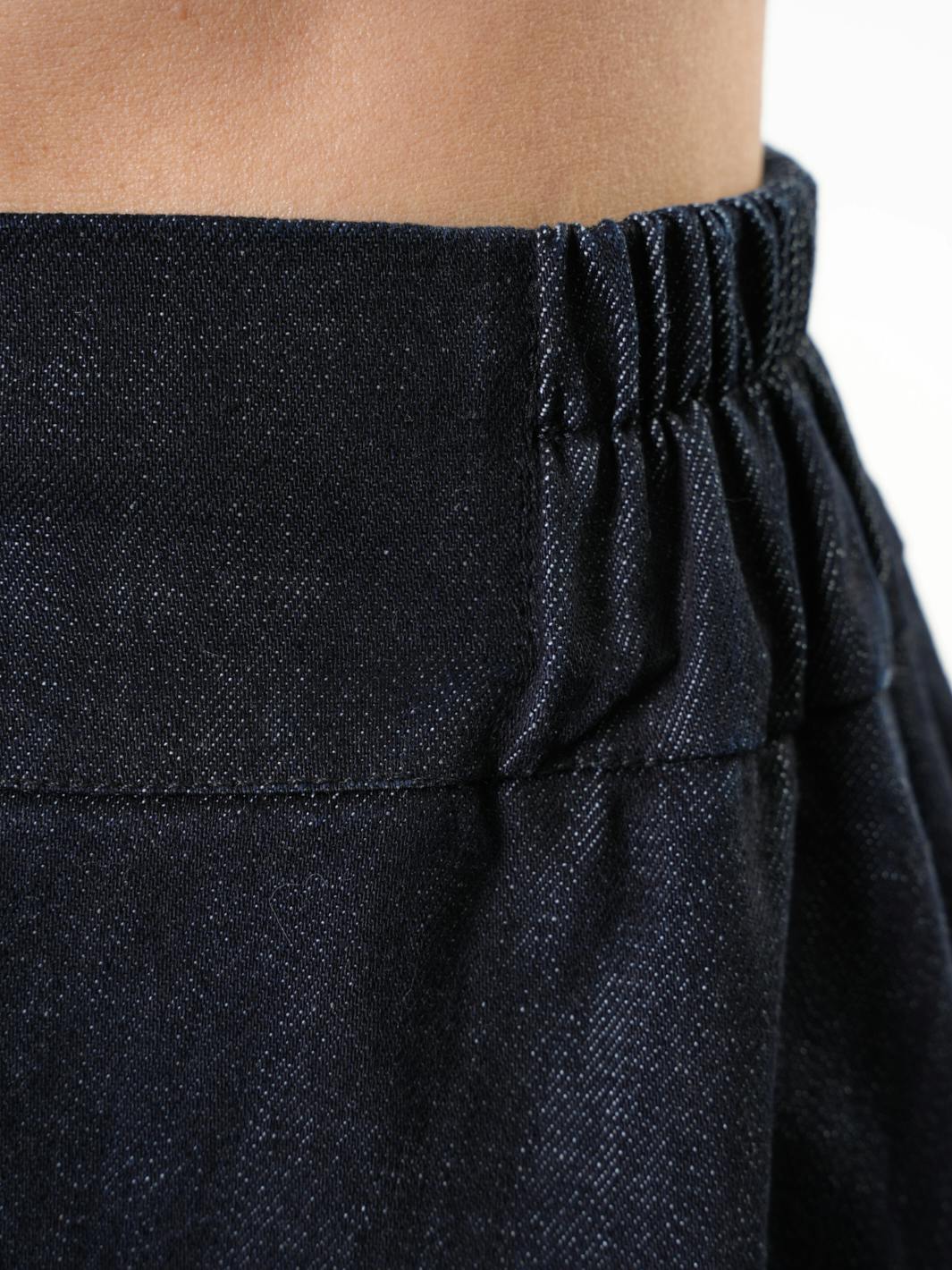 Thumbnail preview #9 for Dark Denim Skirt With Linen 