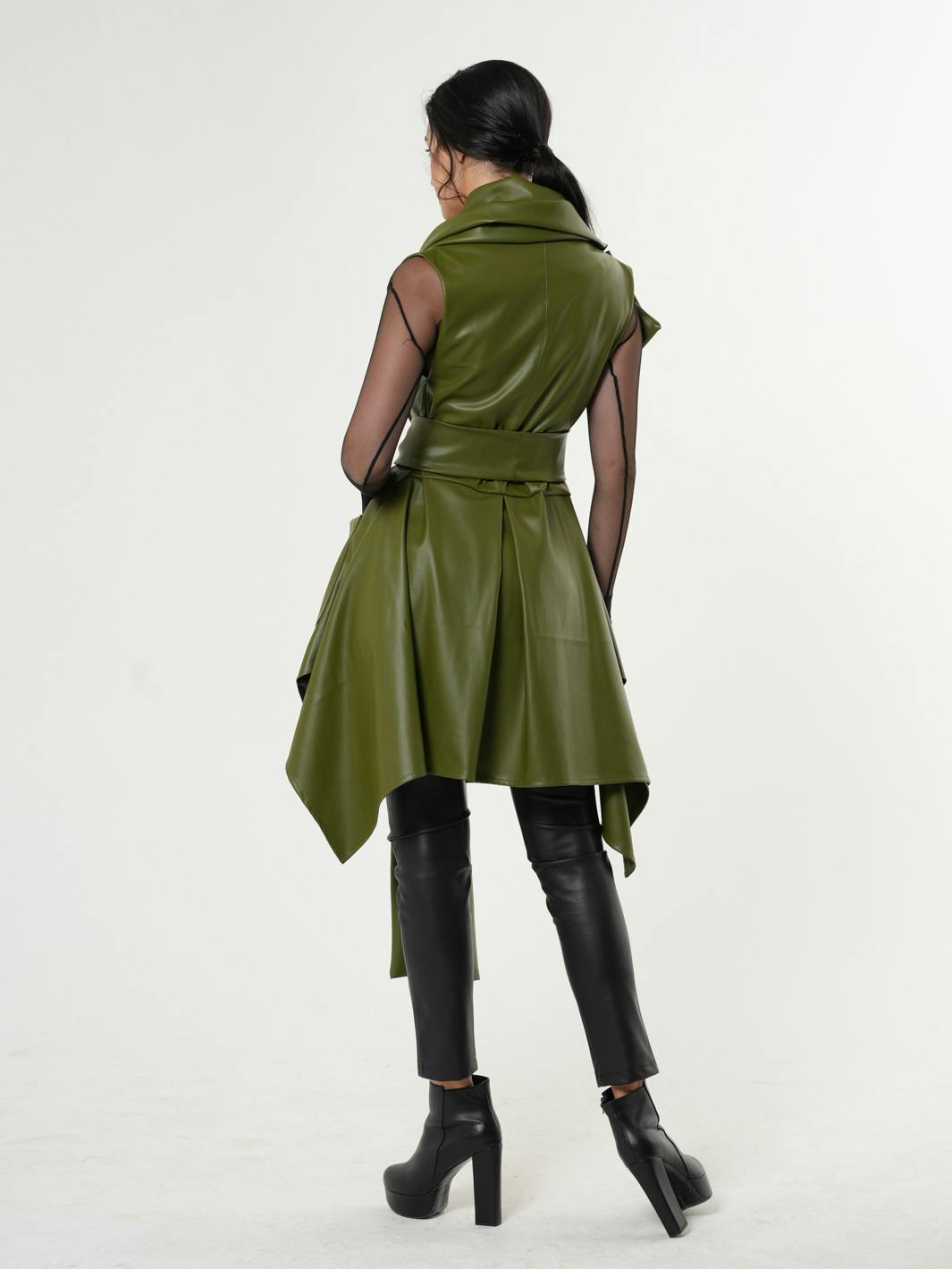 Thumbnail preview #6 for Avant Garde Eco-Leather Vest 