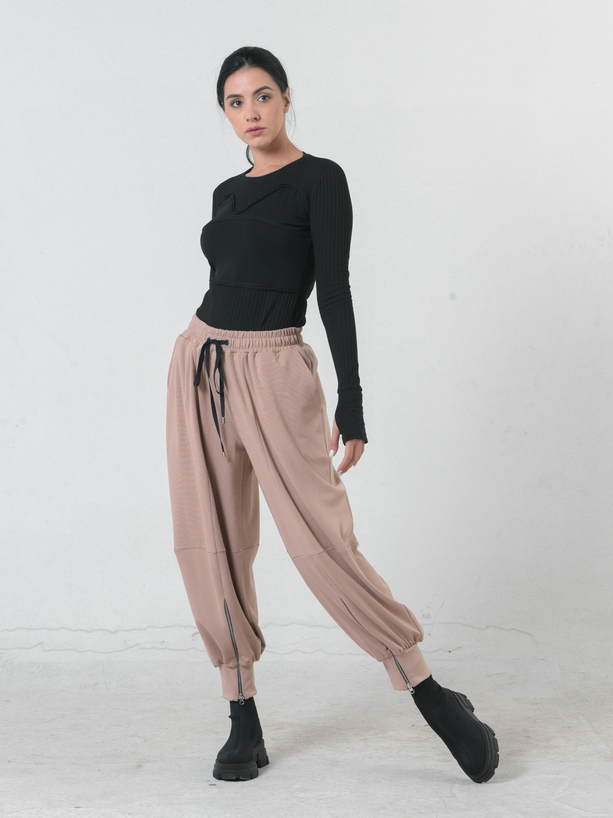 Loose Pants With Zipper Accents , a product by METAMORPHOZA