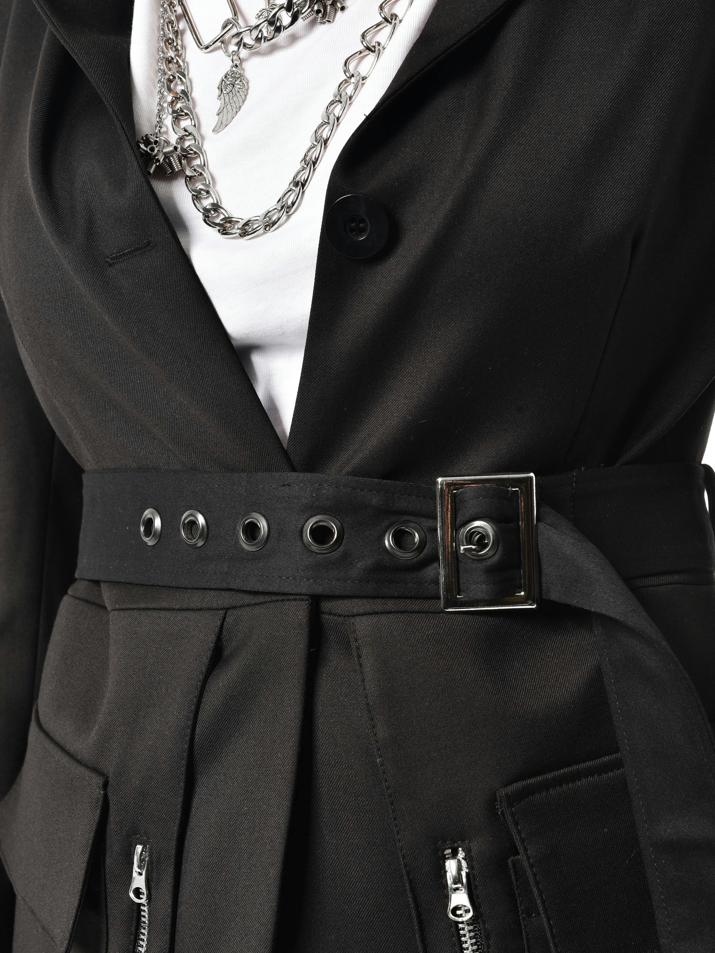 Thumbnail preview #4 for Black Belted Blazer 