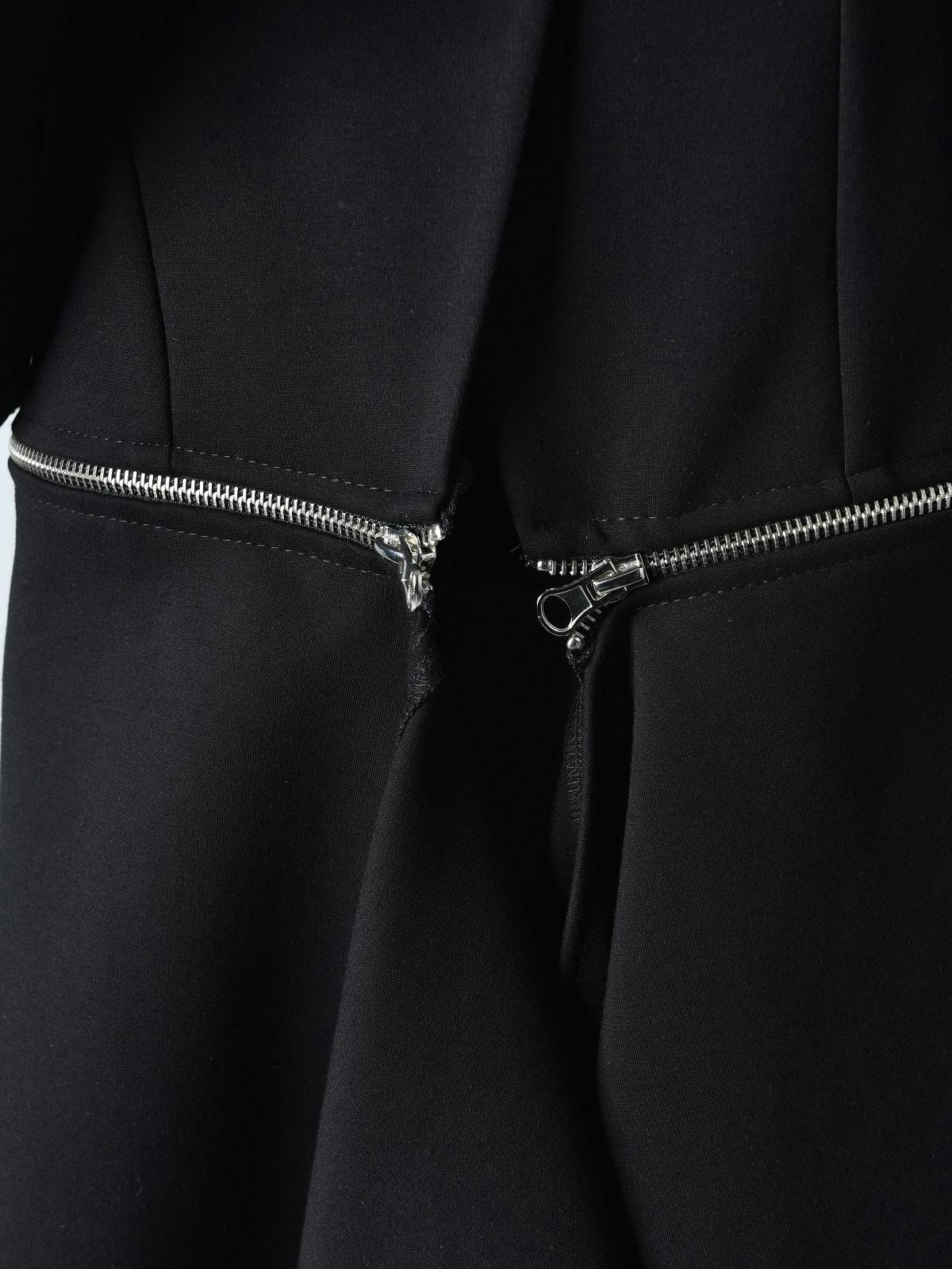 Thumbnail preview #9 for Extravagant Asymmetric Jacket with Zippers