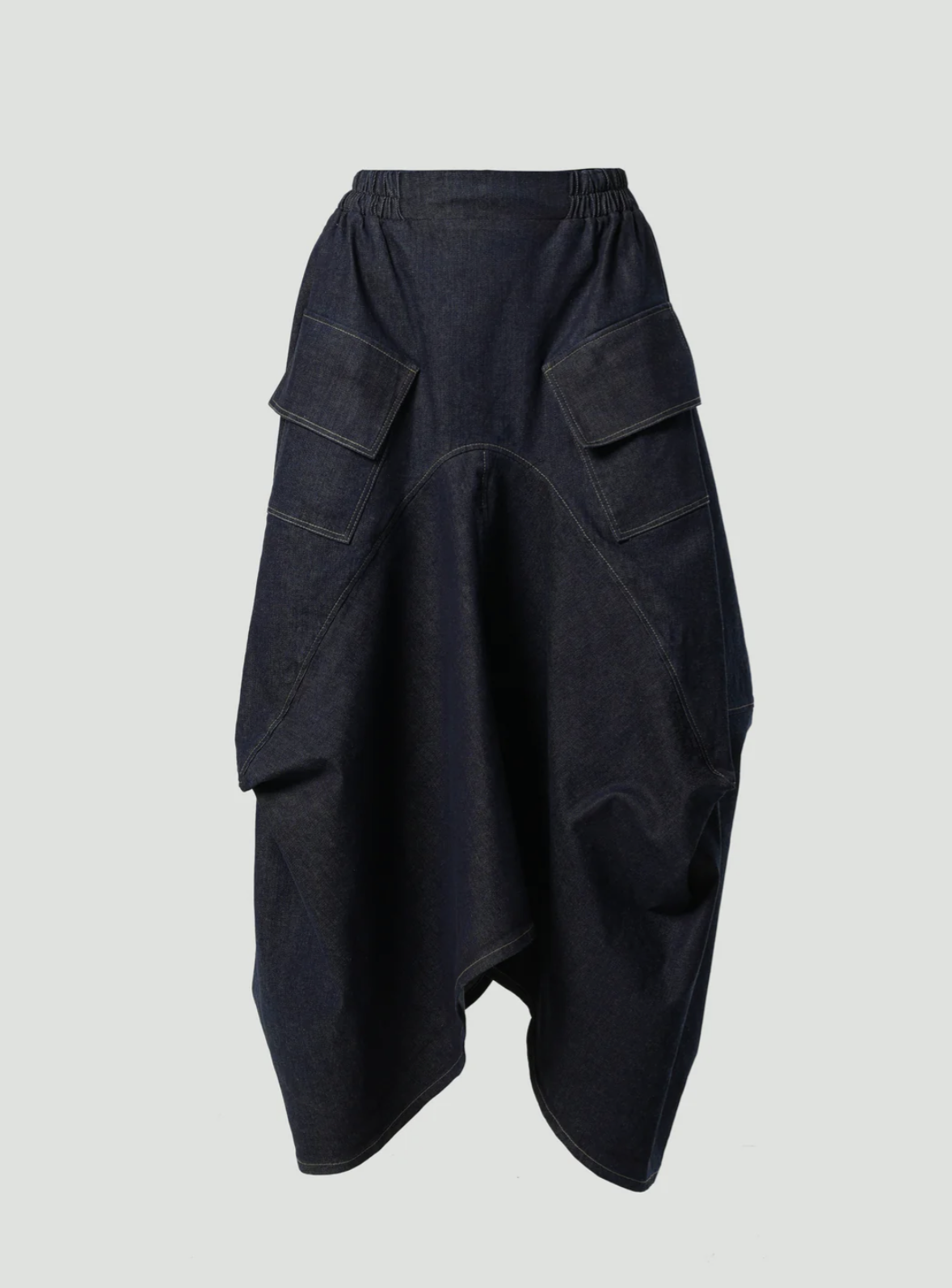 Thumbnail preview #4 for Denim Asymmetrical Skirt