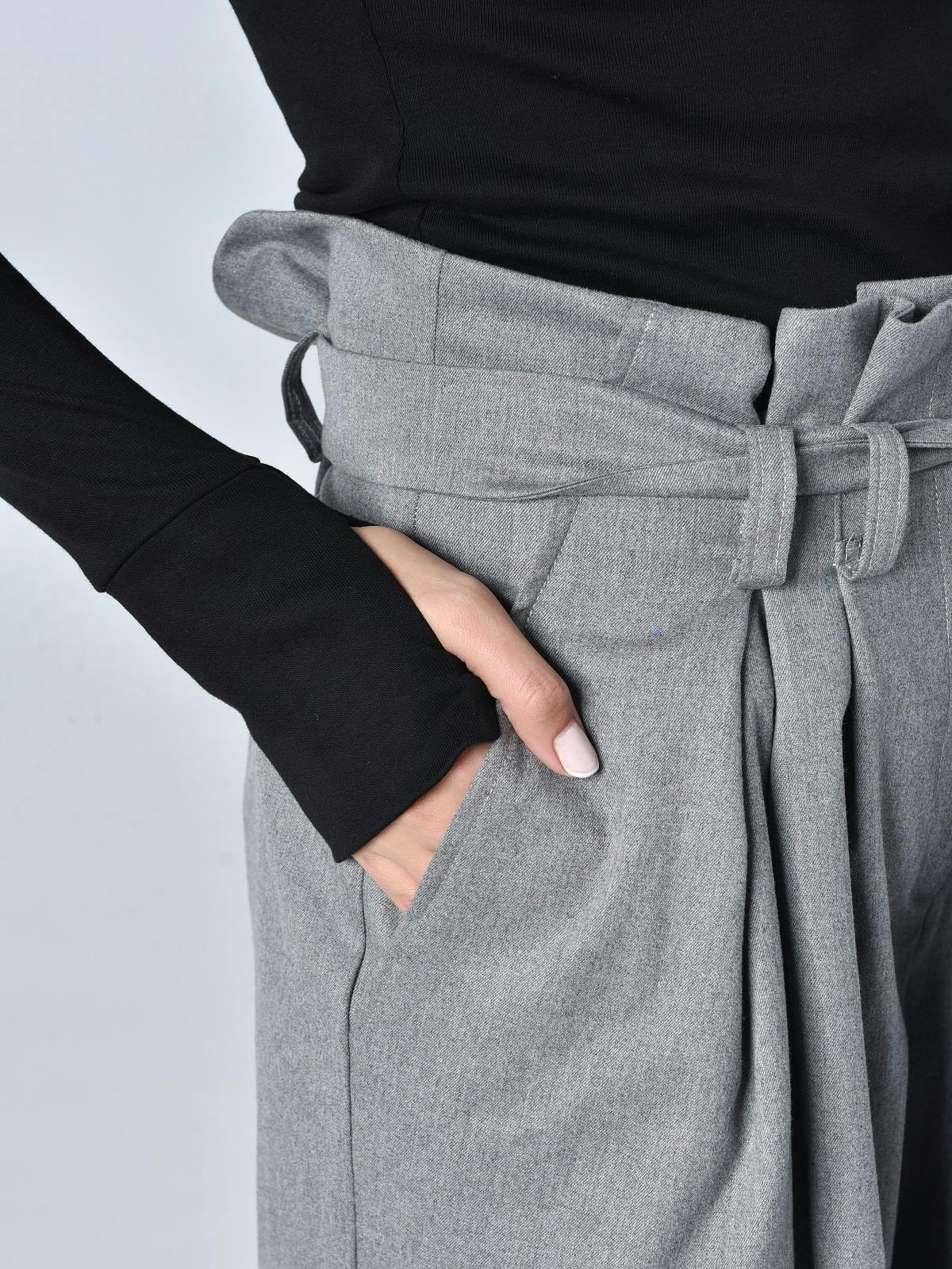 Thumbnail preview #6 for High Waisted Belted Pants