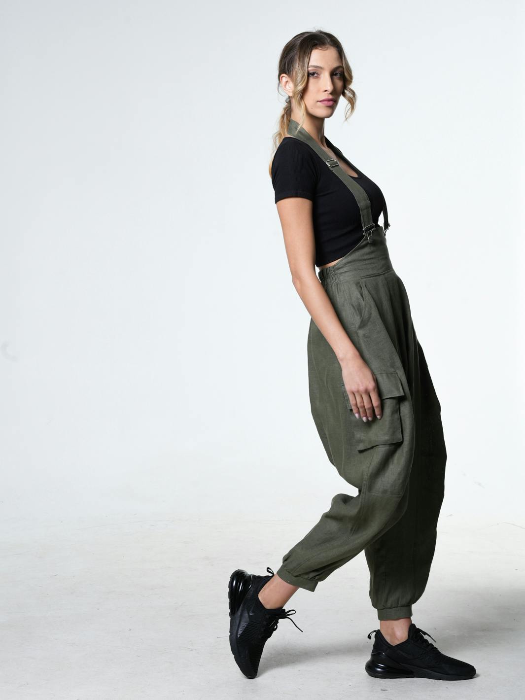 Thumbnail preview #6 for Oversize Linen Jumpsuit 