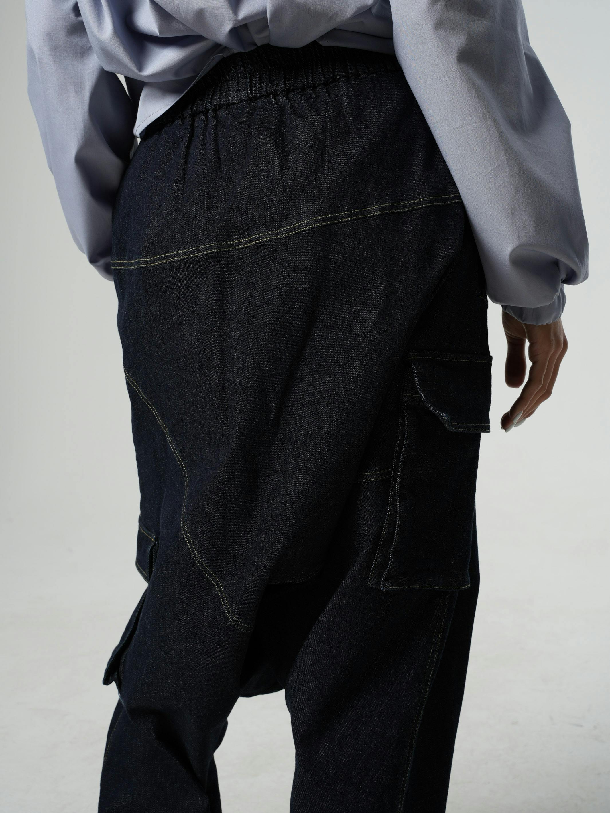 Thumbnail preview #6 for Denim Harem Pants