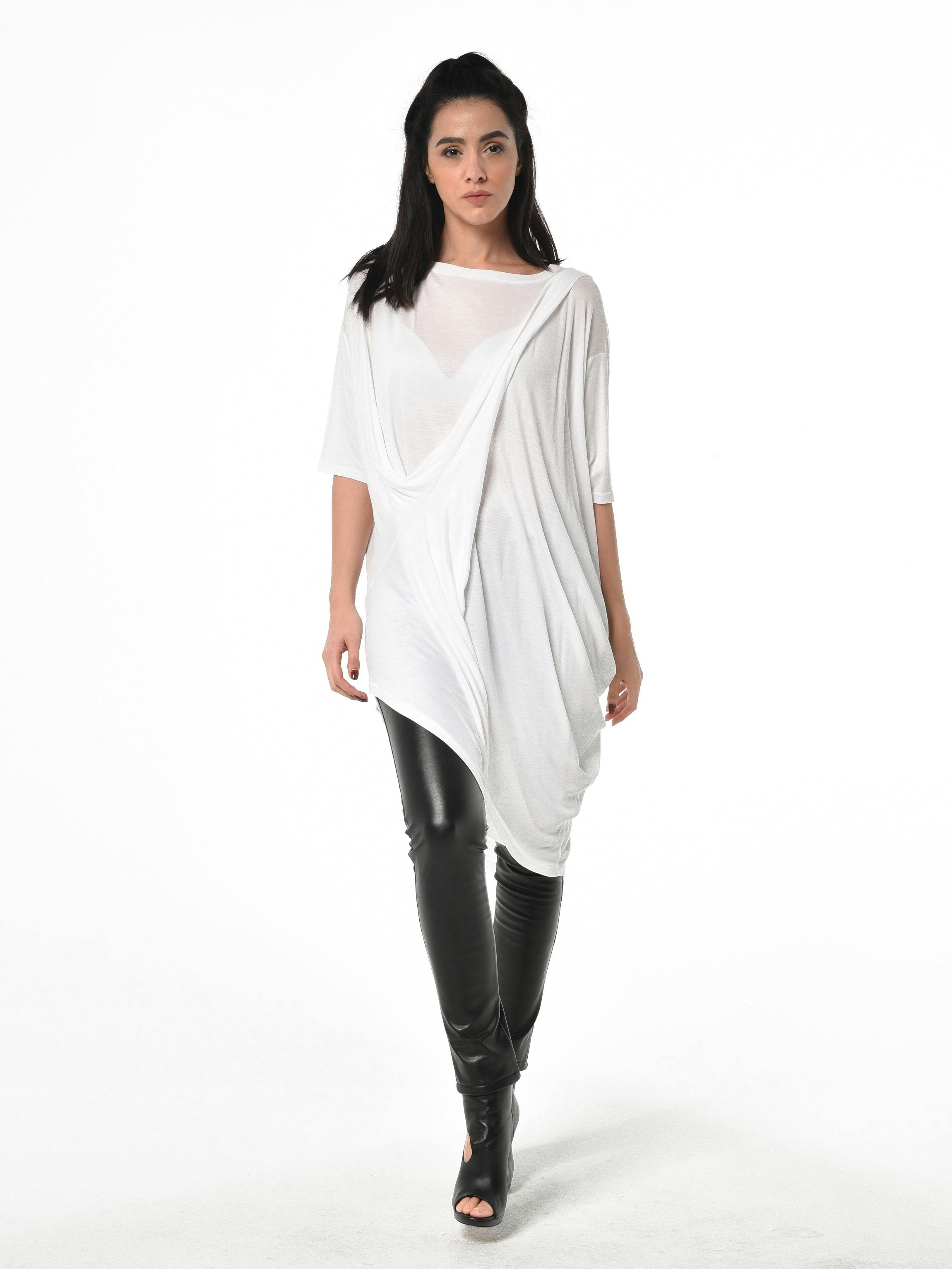 Thumbnail preview #6 for Asymmetric Oversized Tunic 