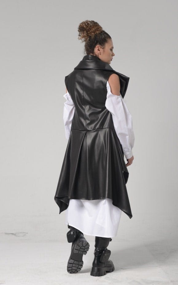 Thumbnail preview #4 for Avant Garde Eco-Leather Vest 