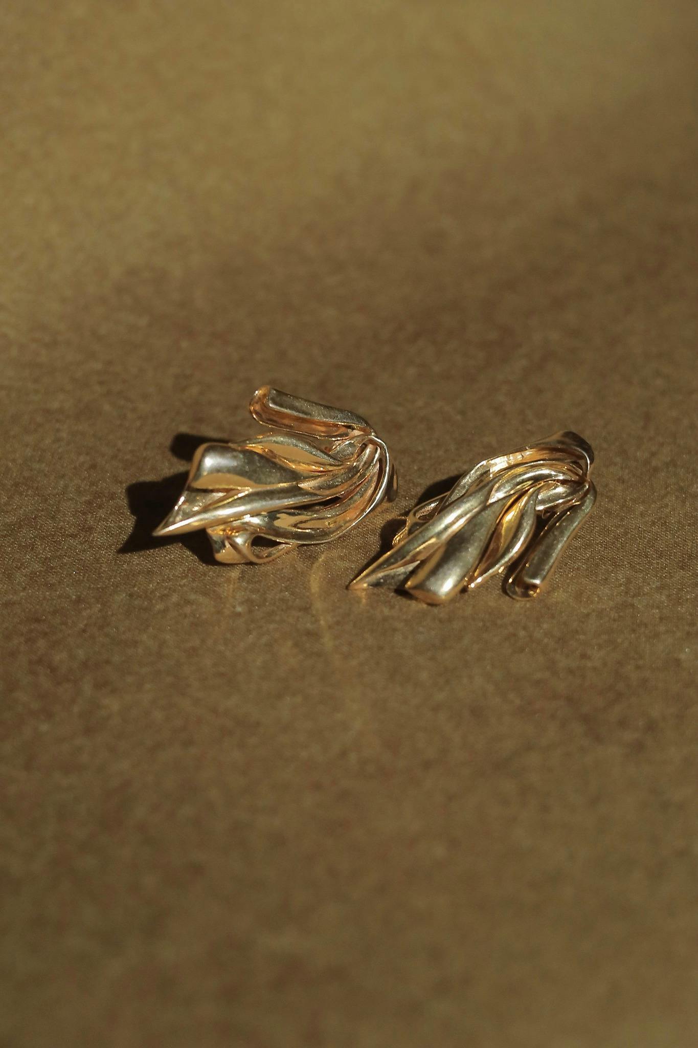 Silk Drape Earrings, a product by Antarez