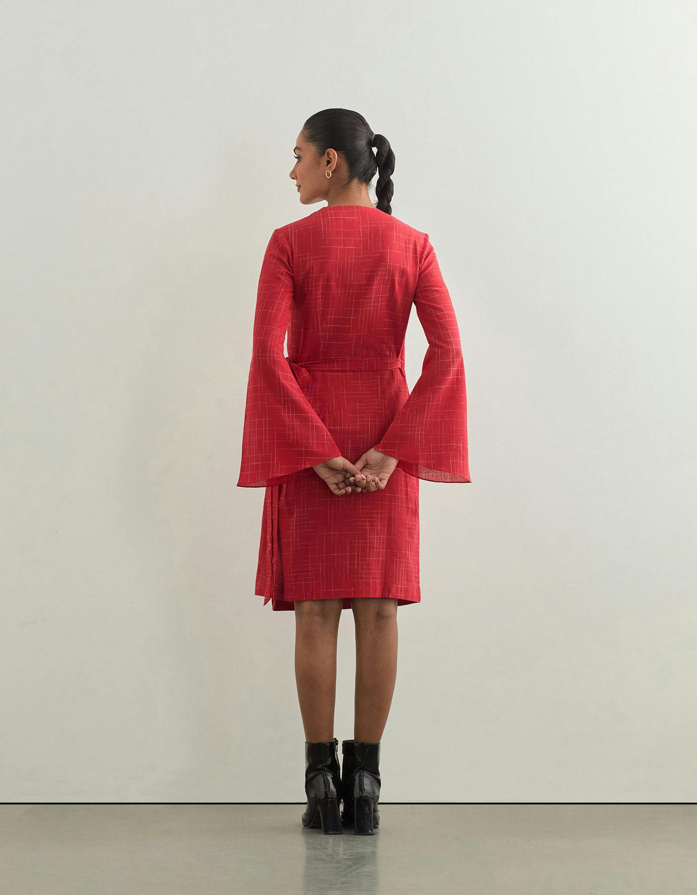 Thumbnail preview #2 for AZUKI DRESS In Red
